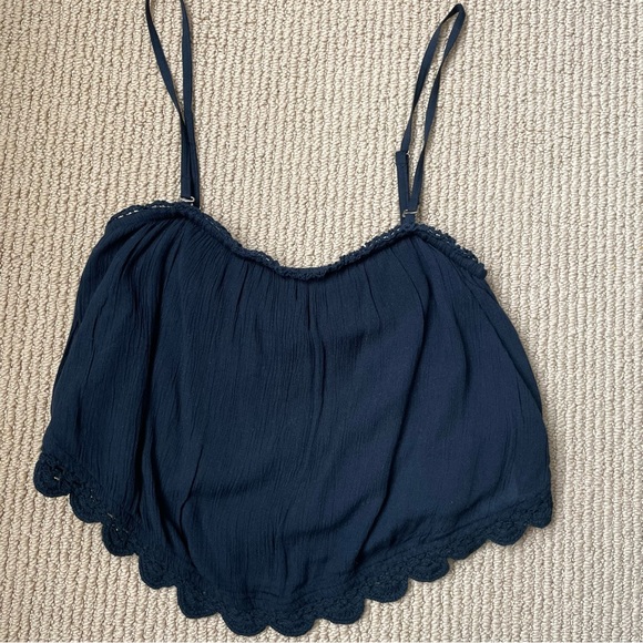 NWT O’Neill women’s black crop tank top - Picture 1 of 6
